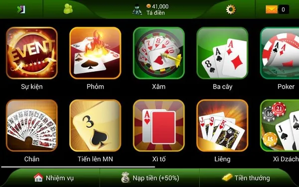 game bài đổi thường - Game Đánh Bài Tiến Lên