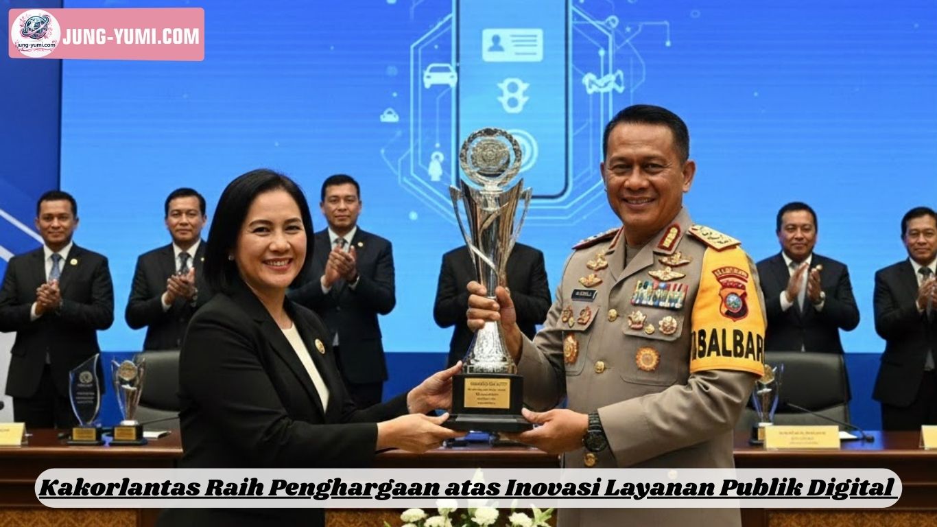 Kakorlantas Raih Penghargaan atas Inovasi Layanan Publik Digital