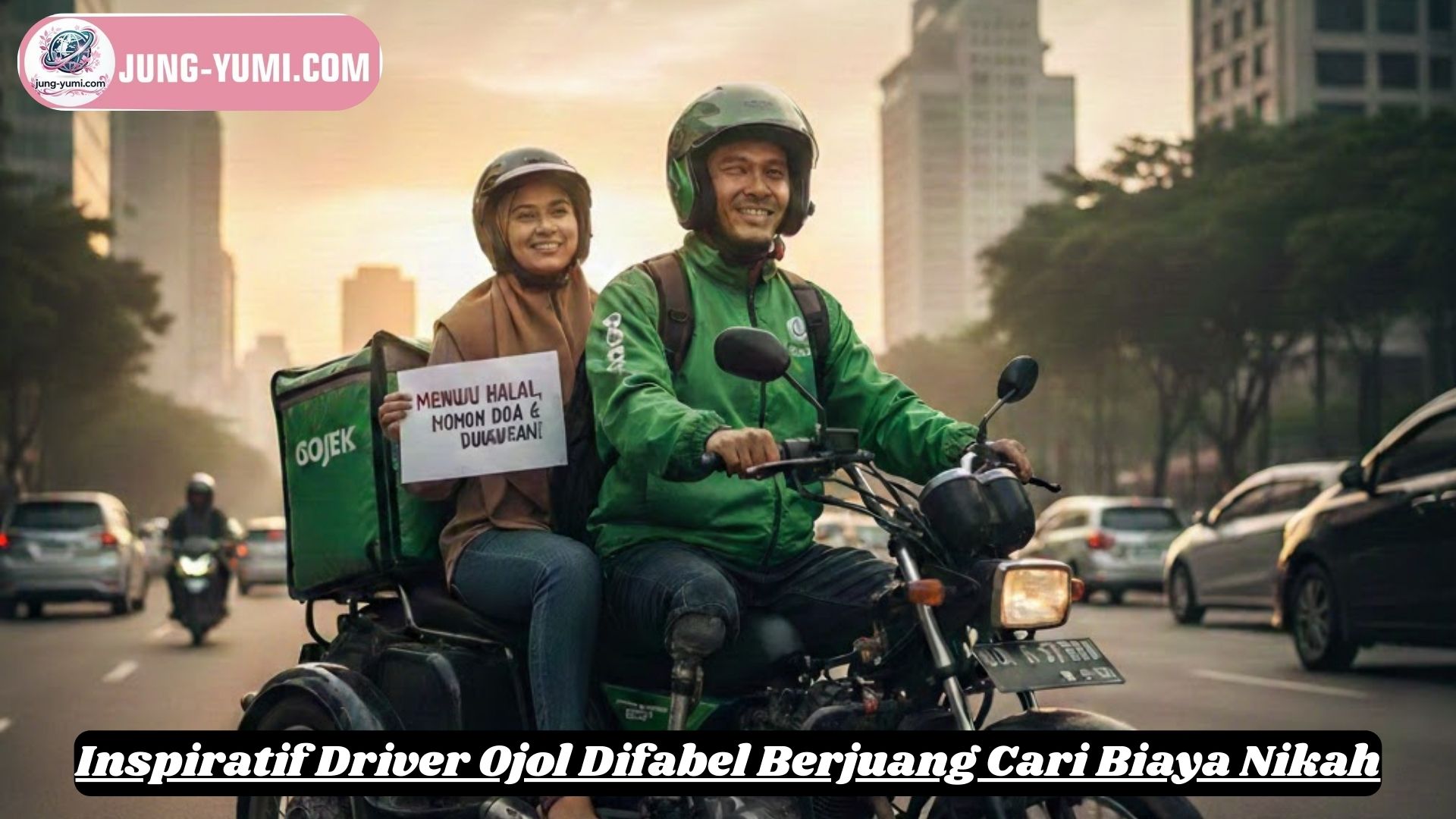 Inspiratif Driver Ojol Difabel Berjuang Cari Biaya Nikah