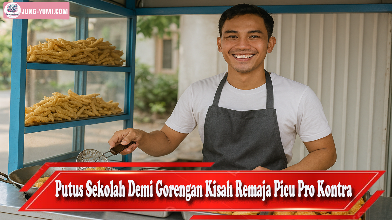 Putus Sekolah Demi Gorengan Kisah Remaja Picu Pro Kontra