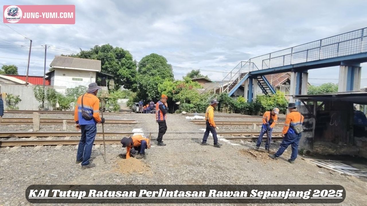 KAI Tutup Ratusan Perlintasan Rawan Sepanjang 2025