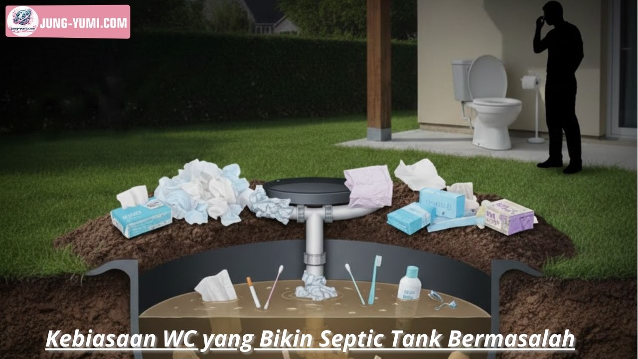 Kebiasaan WC yang Bikin Septic Tank Bermasalah