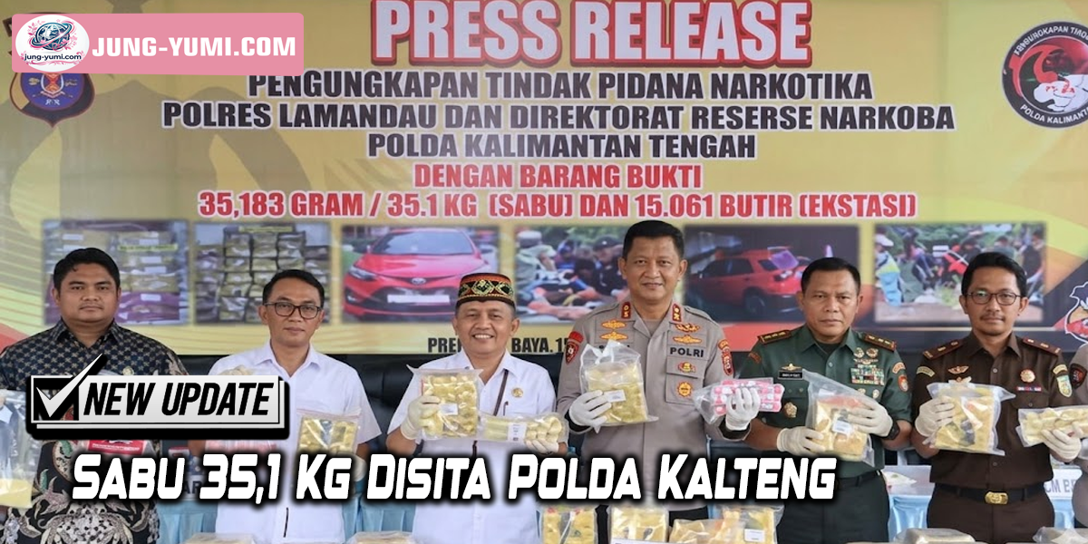 Sabu 35,1 Kg Disita Polda Kalteng