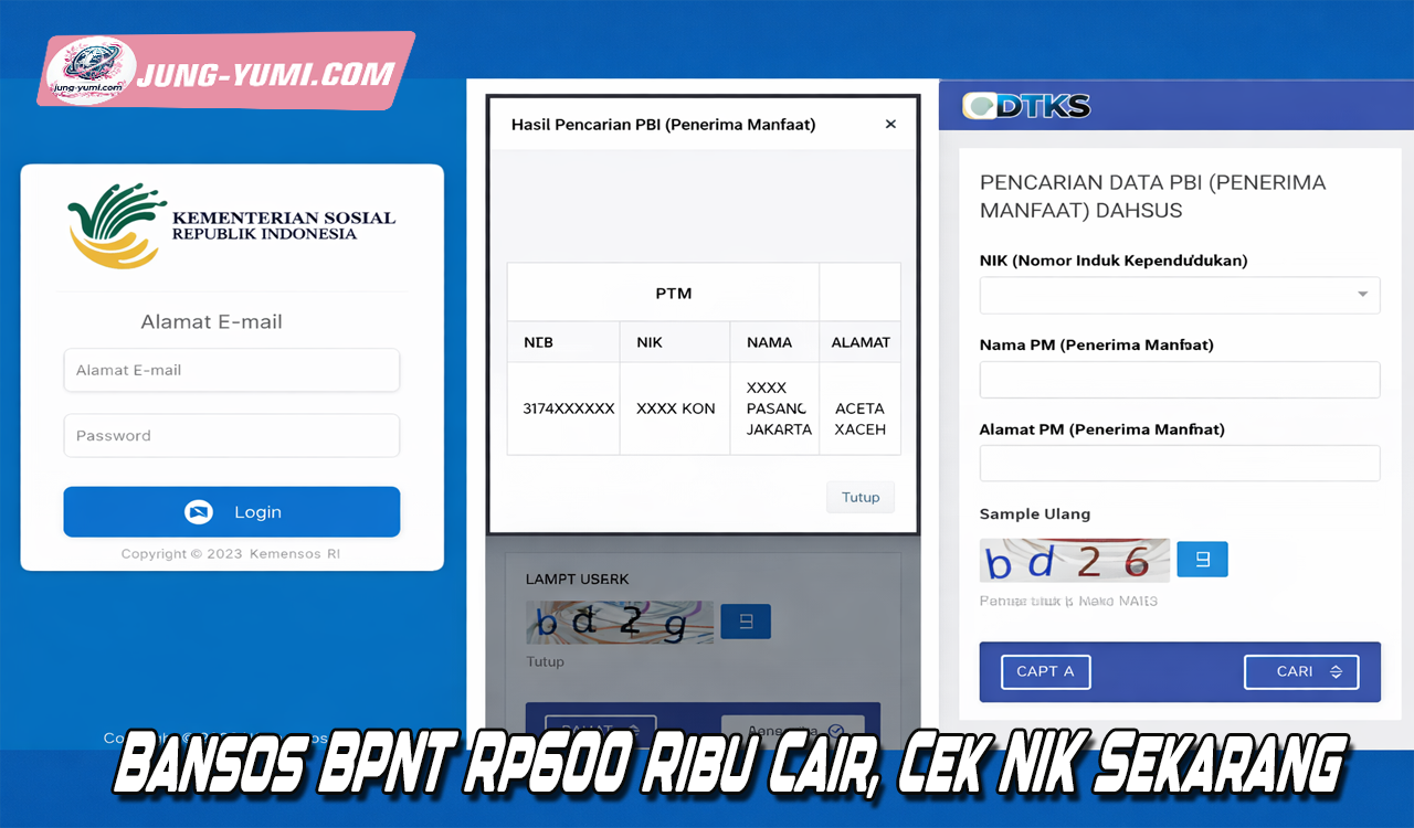Bansos BPNT Rp600 Ribu Cair, Cek NIK Sekarang