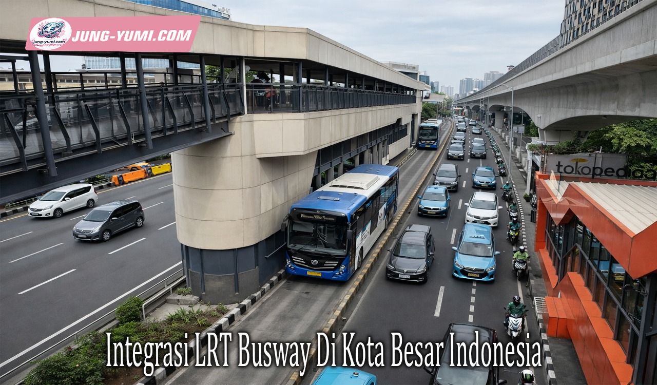 Integrasi LRT Busway Di Kota Besar Indonesia