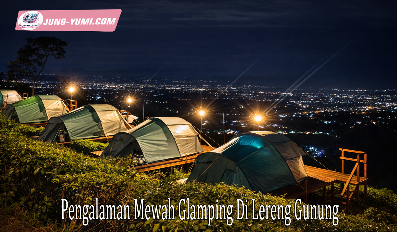 Pengalaman Mewah Glamping Di Lereng Gunung